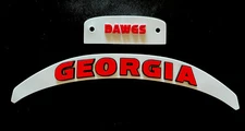 3D Bumpers - Georgia Speed Set for a Full Size Football Helmet