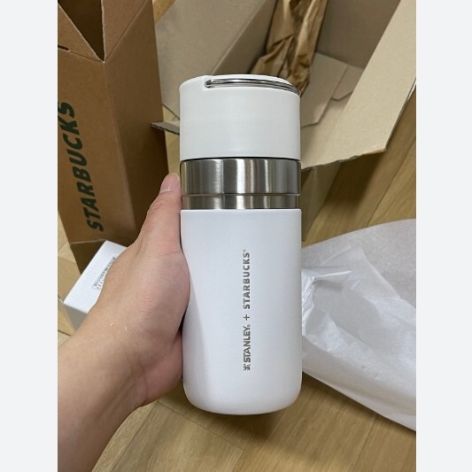 STARBUCKS Korea 2024 Stanley House White Thermos 500ml (Grande) | eBay