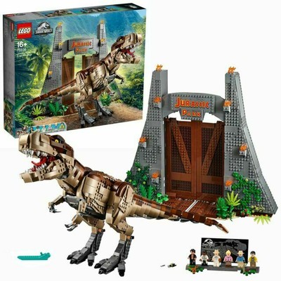 lego jurassic world t rex rampage