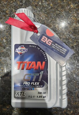 6 LITERS ENGINE OIL | ENG-FUCHS TITAN 5W-30 100% SUPER SYN LONGLIFE ENG RACING