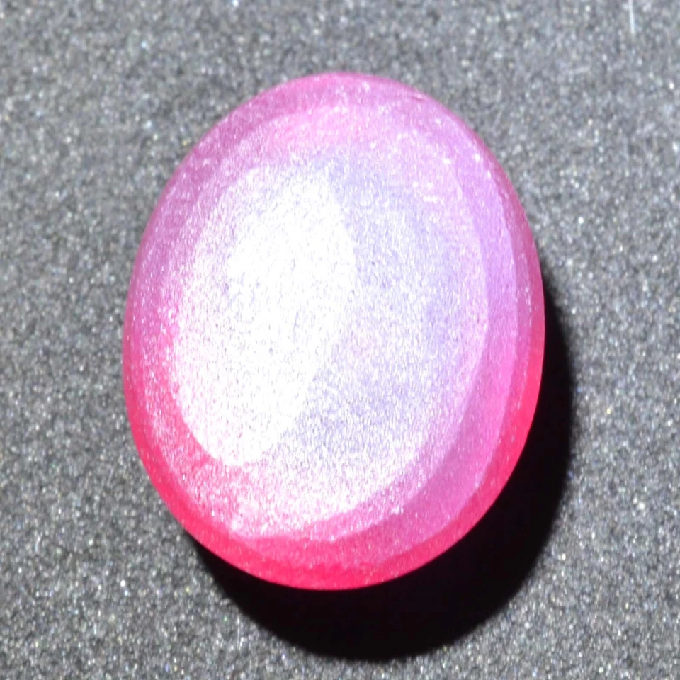 8.85 Ct 12.5x9.8 MM Pink Red Ruby Star Sapphire 6 Rays Lab Corundum VDO RRS7029 - Image 3 of 4