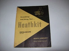 Heathkit Oscilloscope Model OM-3 Assembly & User Manual, with Schematics, x