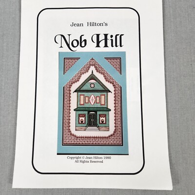 Jean Hilton's Nob Hill Charted Needlepoint Design 1990 NEW San Francisco 18 PT
