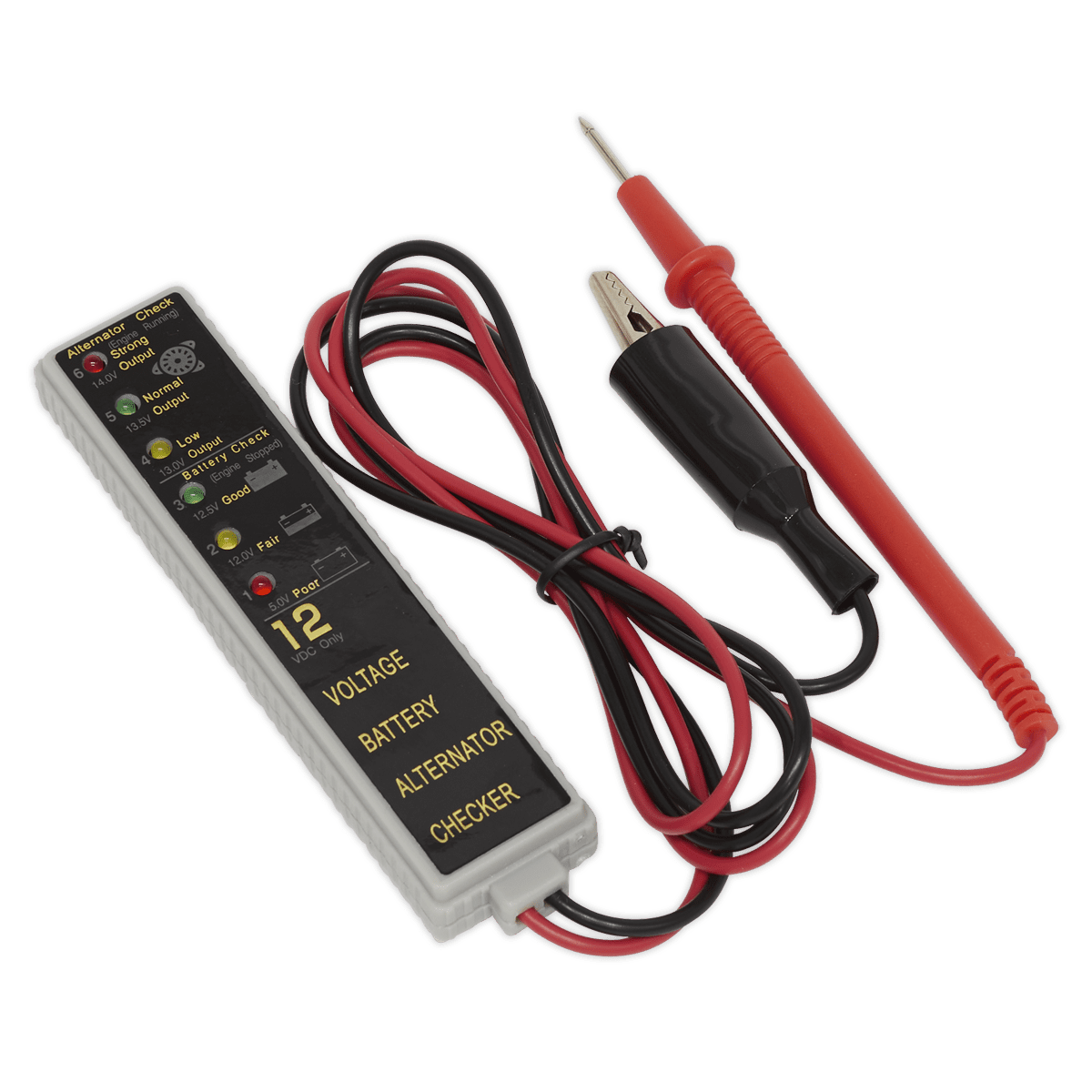 Sealey AK400 LED Battery & Alternator Tester 12V