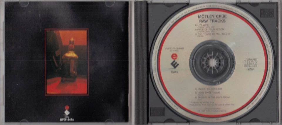 Motley Crue - Raw Tracks CD 1990 JAPAN OBI ELEKTRA WPCP-3446 Foto 2 de 4