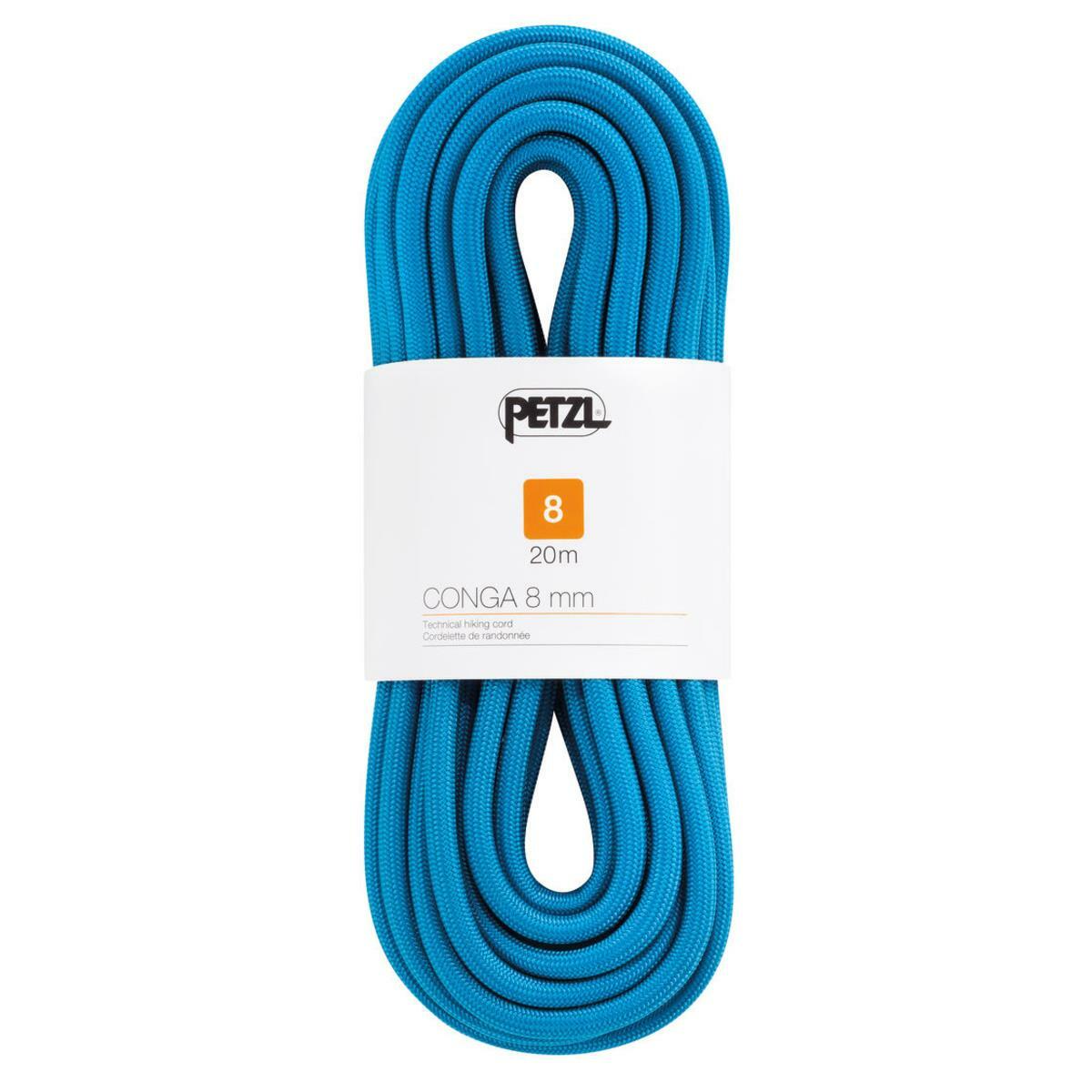 Cable Petzl Conga 8 mm para senderismo, confianza, vía ferrata