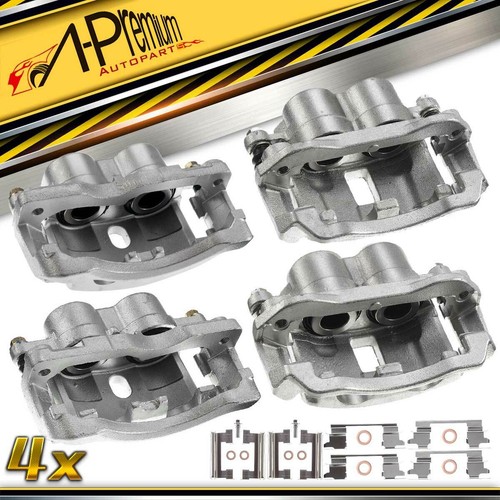 4x Front & Rear Brake Calipers w/ Bracket for GMC Savana Chevy Express