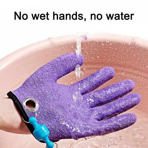 1pair Fishing Gloves Catching Fish Non-Slip Handguards With Magnet Release New - Bild 19 von 22