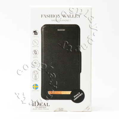 iDeal of Sweden iPhone SE 2022 2020 iPhone 7 iPhone 8 Black Fashion Wallet Case