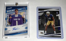 Kyle Hamilton 2022 Panini Prestige Draft Day Auto on Card & Base RC #325 2 Cards