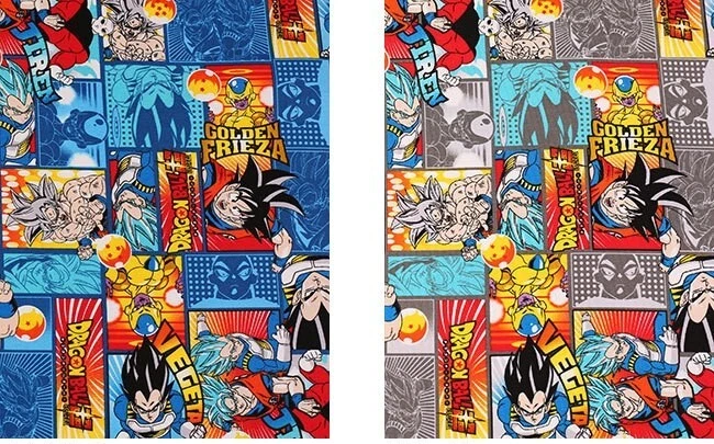 Dragon Ball Super Oxford хлопчатобумажная ткань серый цвет (толстая четверть или другой размер) - Изображение 3 из 3