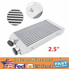 Universal Alu Intercooler 25x11x3 Front Mount 2.5 Inletoutlet Same One Side Universal Alu Intercooler 25x11x3 Front Mount 2.5 Inletoutlet Same One Side