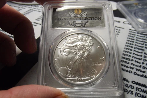 2020-W Burnished Silver Eagle PCGS SP70 Magnum Opus
