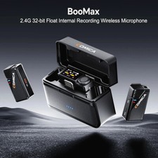 Comica BooMax 2.4G Dual-Channel Wireless Lavalier Microphone System Live Stream