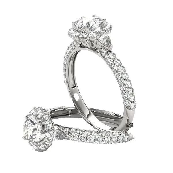 Anillos de Moda chapado en oro blanco de acrílico