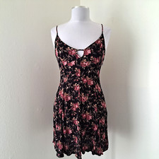 American Eagle Juniors Mini Tank Dress Floral Multicolor Size M NWOT