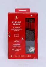 American Eagle Men's Size XLarge ClassicTrunk 3-Pack 3" Inseam New in Box