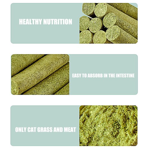 Cat Kitten Chew Sticks Cat Toys Natural Hairball Removal Chew Toy Teeth Cleaning - Picture 5 of 10