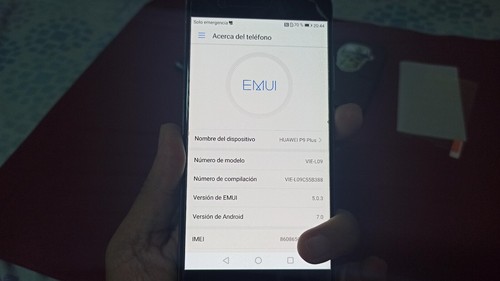 Movil 📱 Huawei P9 plus 64gb + 4 de ram | Android 7.0 + muchos accesorios - Imagen 10 de 10