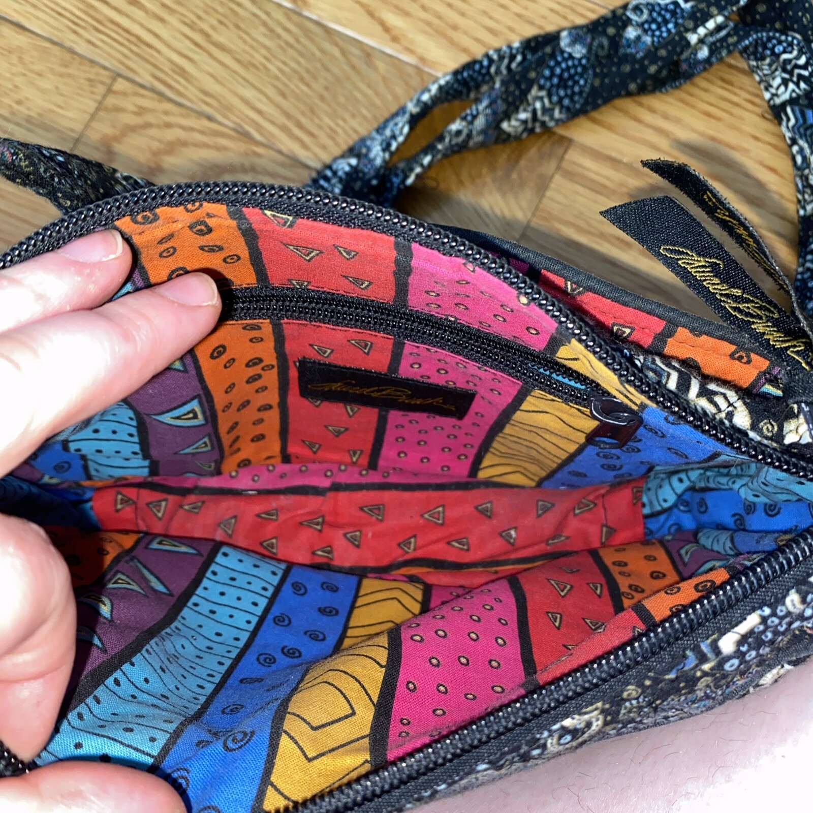 Laurel Burch Patterned Shoulder Bag / Purse - image 2