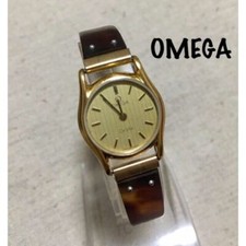 Omega Deville Analog Quartz Women Bracelet Belt Vintage 451434621