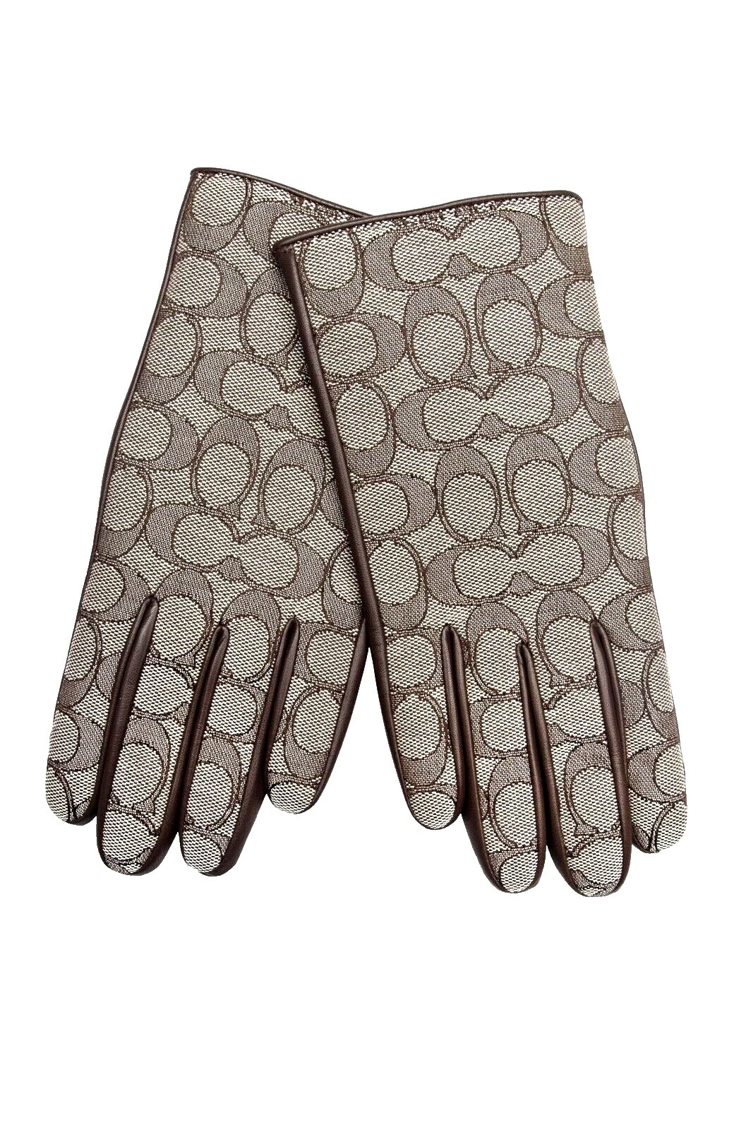 Guantes y mitones Coach Marrón Talla 8 para Mujer