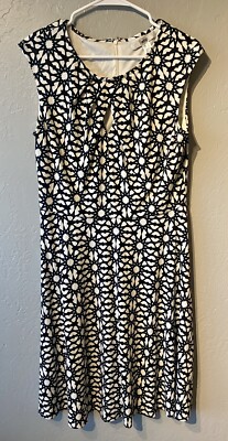 wisp jersey dress Women's Stitch Fix Printed Multicolor Black Size 10 Floral dress