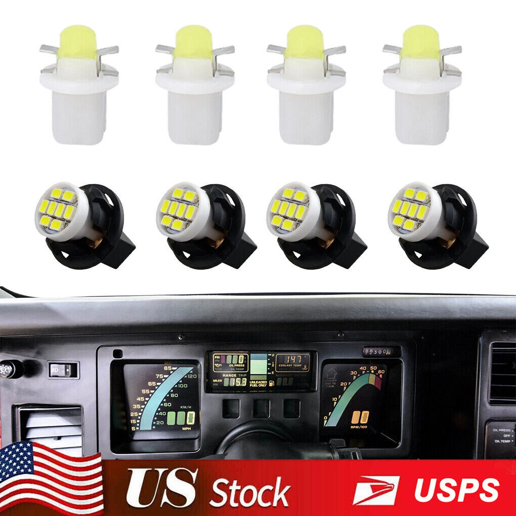 For 1984-1989 Corvette C4 Dash Digital Instrument Cluster White LED Bulb Upgrade