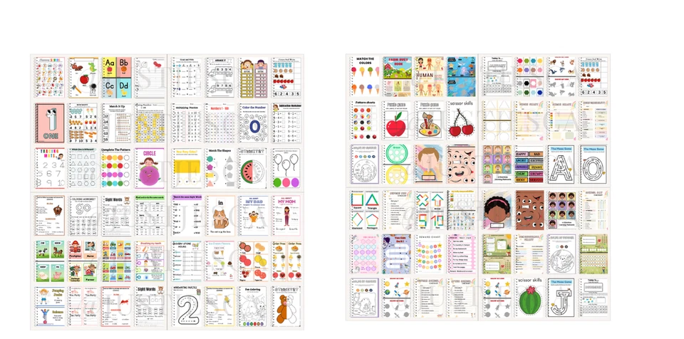 Printable Learning Pack for Kids (Ages 3-9) - Fun & Educational Activities - Image 2 of 4