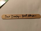 Jack Klugman (Odd Couple /Quincy) and Paul Dooley (16 Candles)Autographed stick  — photo 3