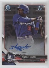 2018 Bowman Chrome Prospect Auto Ibandel Isabel #CPA-II Auto sh7