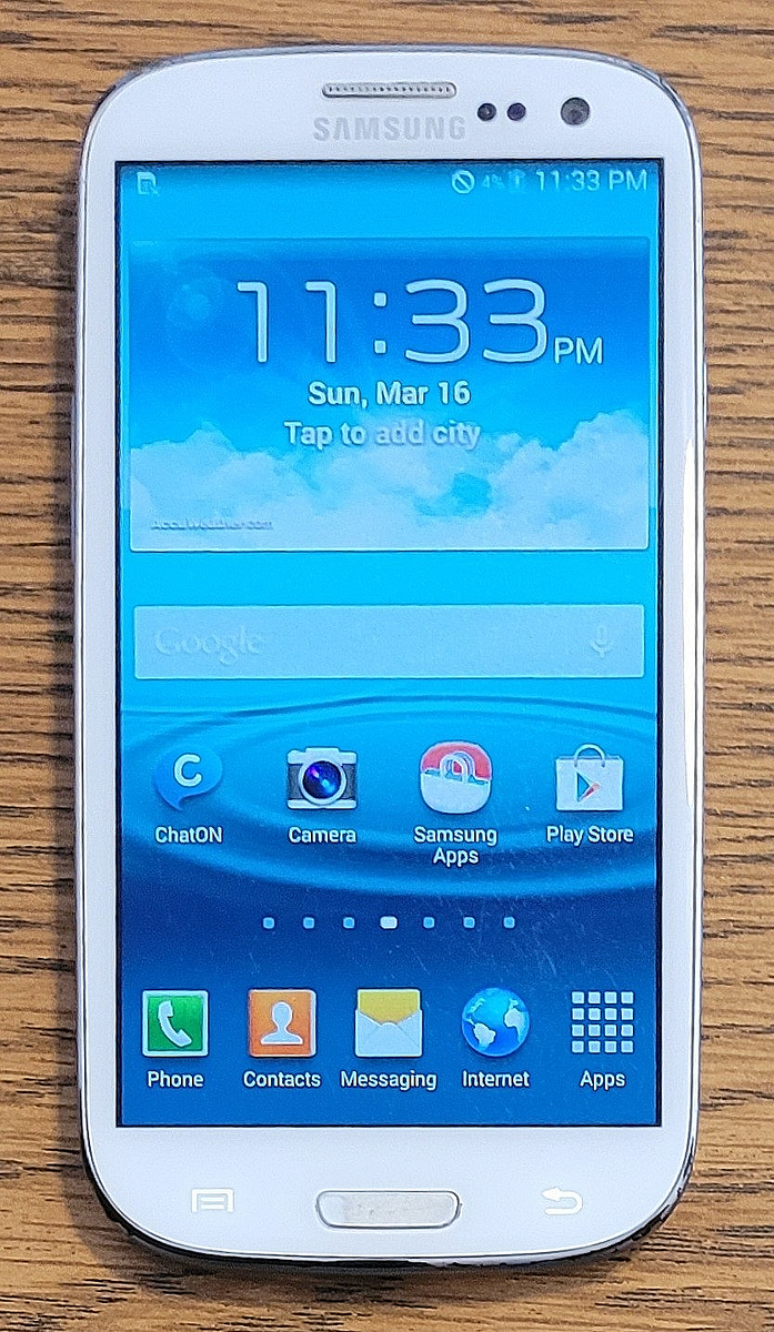 Samsung Galaxy S3 SGH-I747M - White ( Telus ) Very Rare 4G LTE