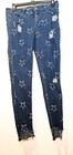 Bebe Star Heart Breaker Skinny Distressed Chewed Hem Jeans Size 28 Women's — photo 1