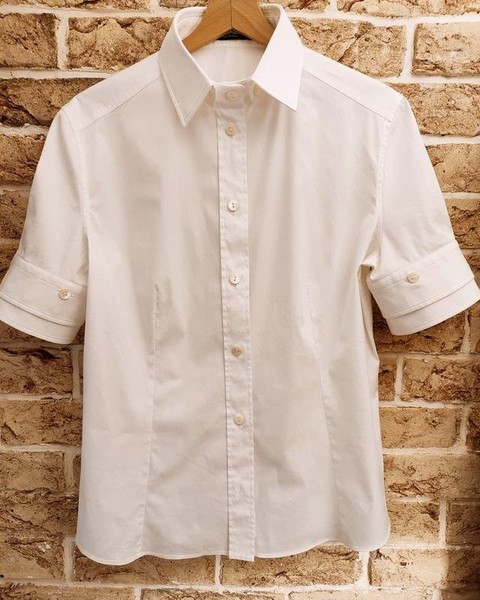 Women Dolce & Gabbana Shirt White Cotton M #3E9W