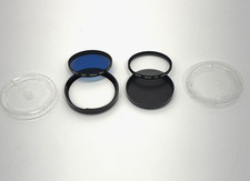 Hoya 55mm Lot of 2 Lens 80A Blue Filter  CS Cross Screen Threaded Filter JAPAN