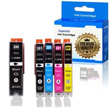 PGI-280XXL CLI-281XXL Ink SET for Canon Pixma TS6120 TS6220 TS6300 TS6320 TS9120