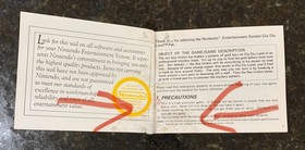 NES Clu Clu Land - 1984 Black Nintendo 5 Screw - 💦 Dmg to Manual - WORKS!