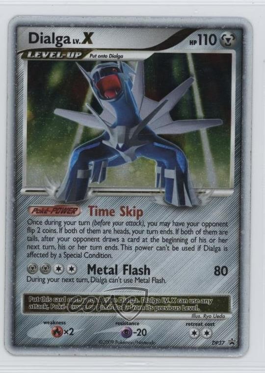 Dialga Lv X Holo Pokémon Diamond & Pearl Black Star Promo #DP37 2007