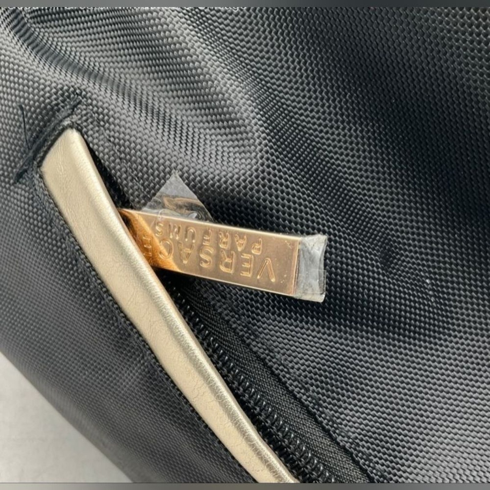 Versace Designer Black Silver Backpack - image 12