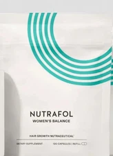 Nutrafol ~ Women's Balance ~ Hair Growth ~ 120 Caps/Refill ~ Sealed ~ Exp04/2027