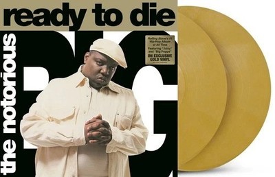 The NOTORIOUS B.I.G. LP x 2 Ready To Die DOUBLE GOLD VINYL Ltd Edn