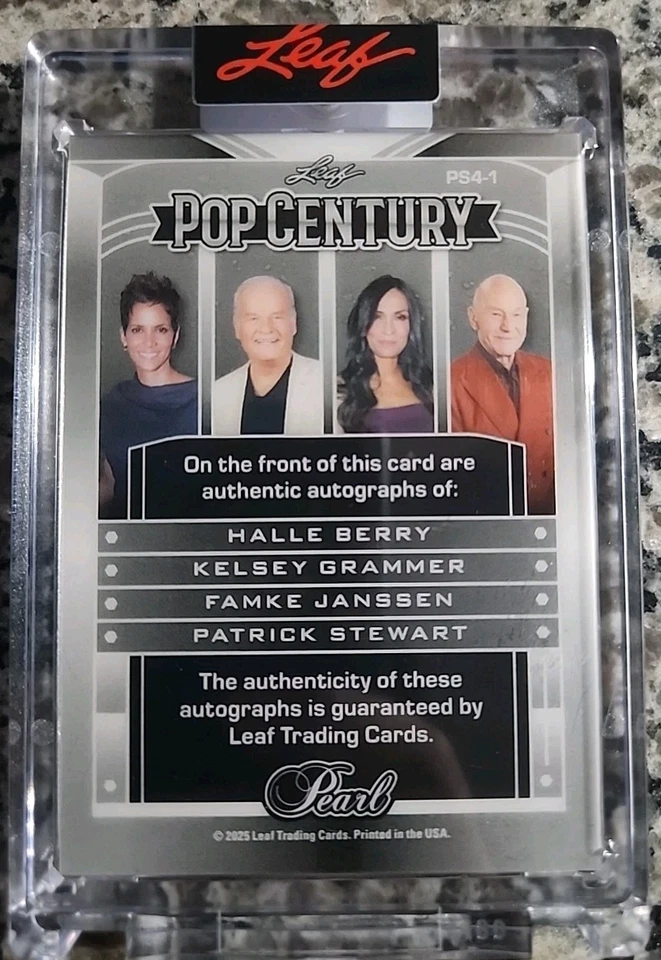 2025 Leaf Pop Century Metal X-Men 4 autógrafo pérola arco-íris arco-íris 1/2 - Imagem 2 de 4