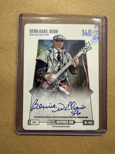 Bern Baby Bern Bernie Williams Auto Bo Jackson Battle Arena BWA-7 2026 Foil BOBA