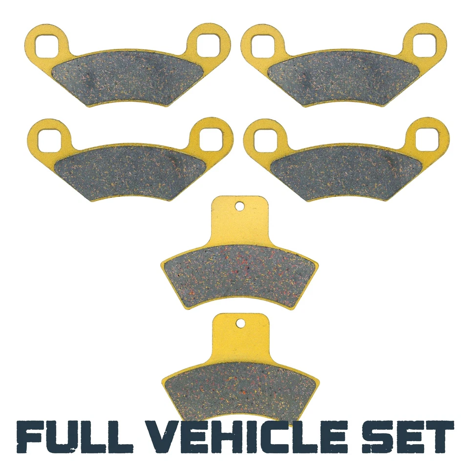 Juego de pastillas de freno delanteras y traseras de cerámica Traild Polaris Scrambler 400/500 1998-2004 Foto 3 de 4