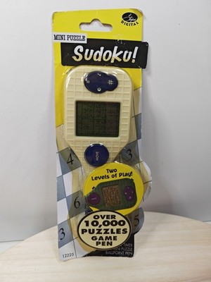 Vintage Retro Stylus Digital Sudoku Spiel Handheld elektronisches Puzzle neu versiegelt