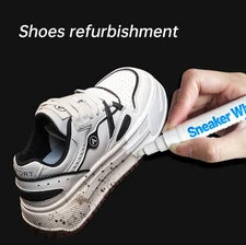 1pc Shoe Whitening Pen Sneakers Stain Remover Waterproof Anti-Yellow Repair