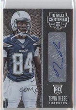 2014 Panini Totally Certified Rookie Signatures Tevin Reese #146 Auto 4y4