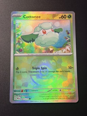 SV: Prismatic Evolutions #007/131 Cottonee (Master Ball Pattern)