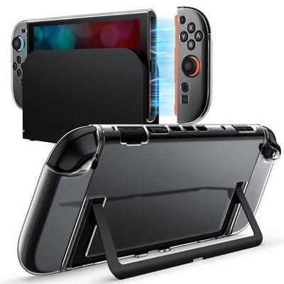 Hülle TPU Dünn Dockbar Schutzcover für Nintendo Switch Joy-Con Abnehmbar