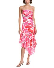 Milly Dream Rose Midi Dress Women's